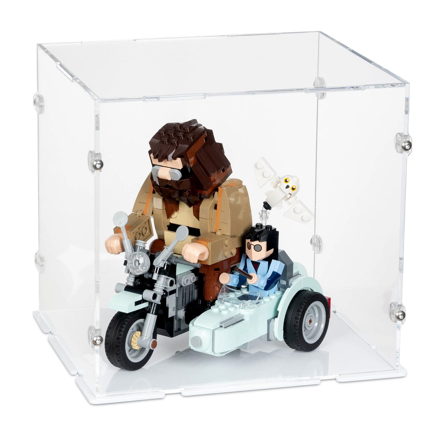 76443 Hagrids und Harrys Motorradtour - Acryl Vitrine Lego