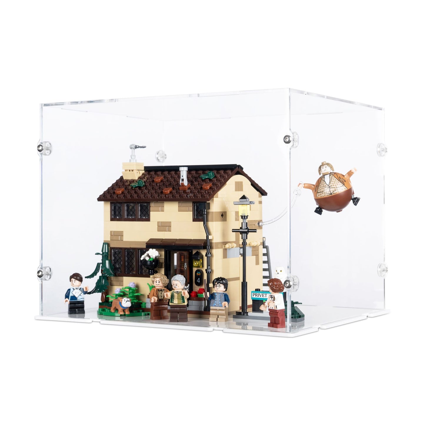 76451 Ligusterweg: Tante Magdas Besuch - Acryl Vitrine Lego