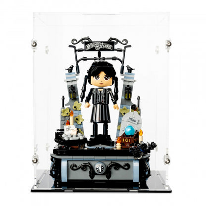 76780 Wednesday Addams Baufigur - Acryl Vitrine Lego