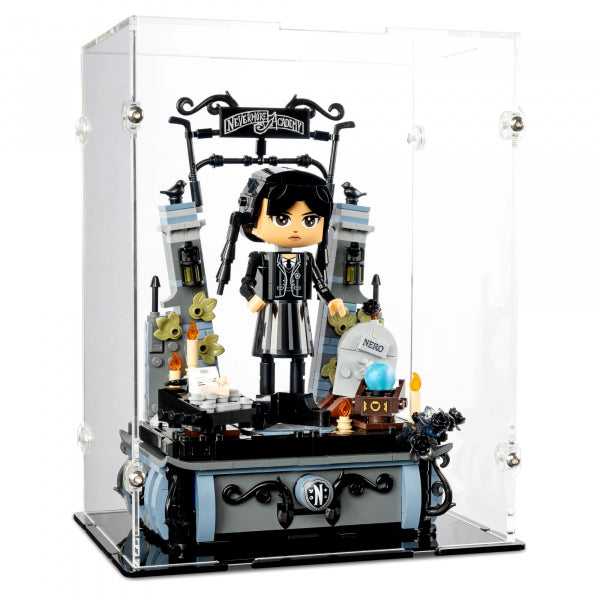 76780 Wednesday Addams Baufigur - Acryl Vitrine Lego