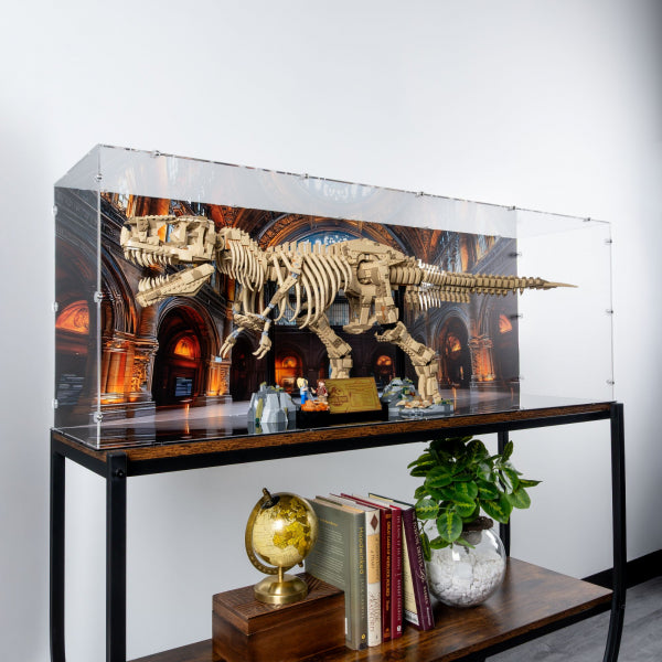 76968 Dinosaurier-Fossilien: Tyrannosaurus rex - Acryl Vitrine Lego