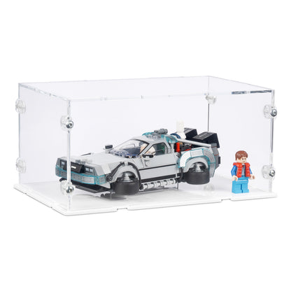 77256 DeLorean Time Machine from Back to the Future - Acrylic Display Case for Lego