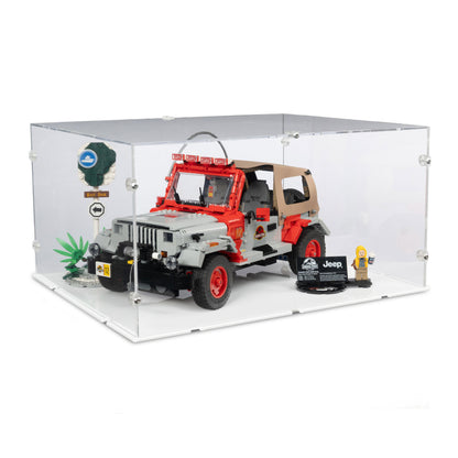 77984 Jurassic Park Jeep® Wrangler - Acryl Vitrine Lego