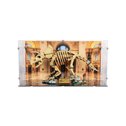 77985 Dinosaurier-Fossilien: Triceratops - Acryl Vitrine Lego