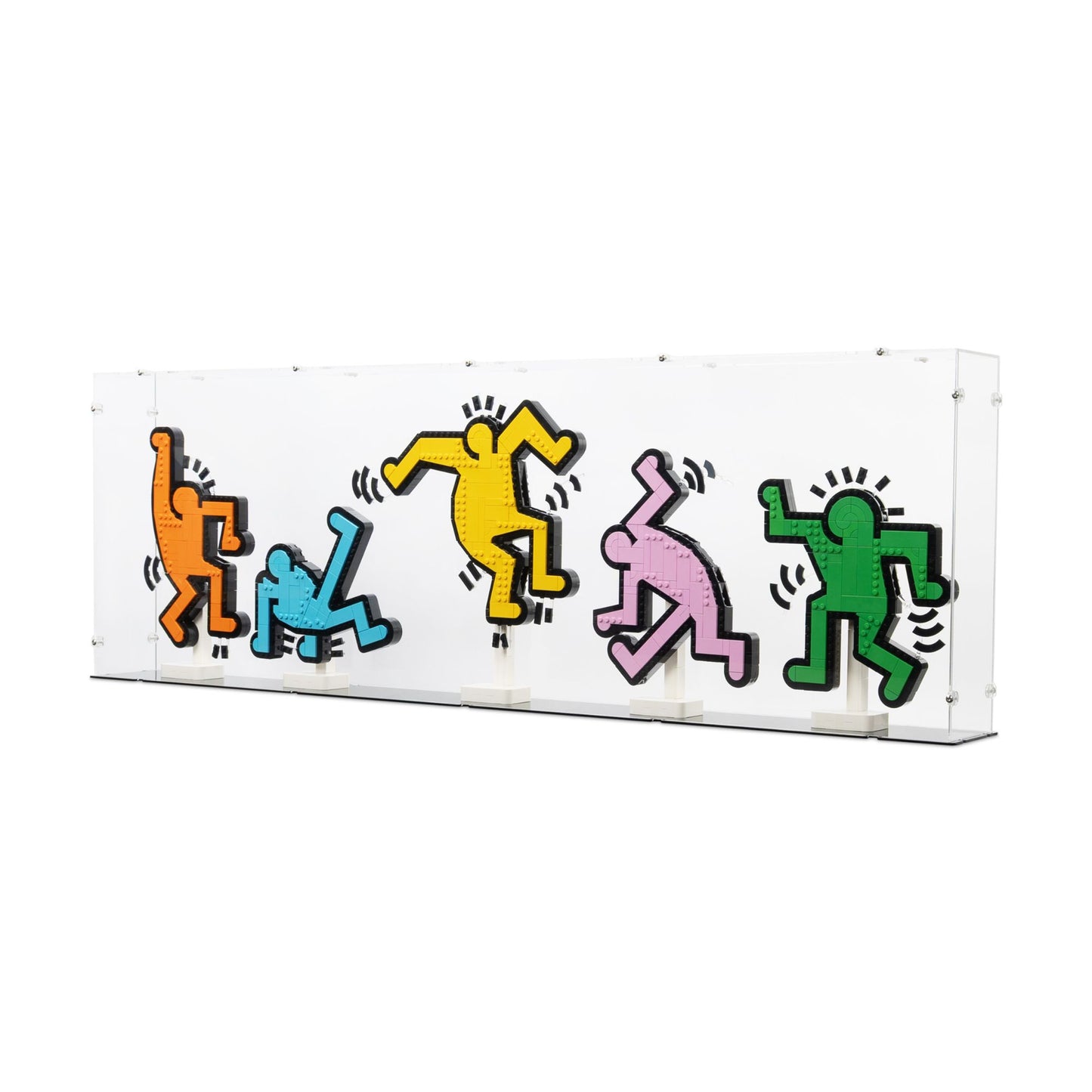 31216 Keith Haring – Tanzende Figuren - Acryl Vitrine