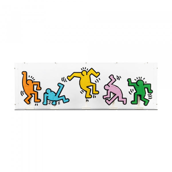31216 Keith Haring – Tanzende Figuren - Acryl Vitrine