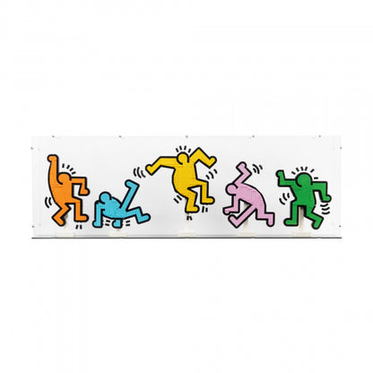 31216 Keith Haring – Tanzende Figuren - Acryl Vitrine