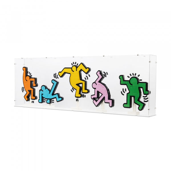 31216 Keith Haring – Tanzende Figuren - Acryl Vitrine