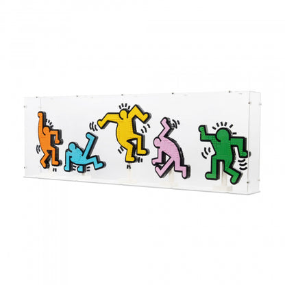 31216 Keith Haring – Tanzende Figuren - Acryl Vitrine