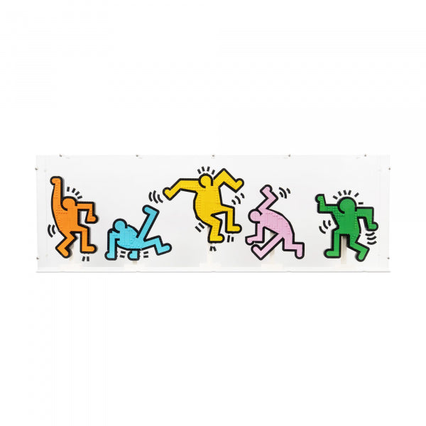 31216 Keith Haring – Tanzende Figuren - Acryl Vitrine