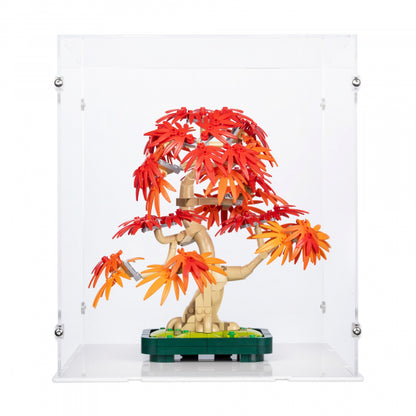 10348 Japanischer Roter Ahorn – Bonsai-Baum - Acryl Vitrine Lego