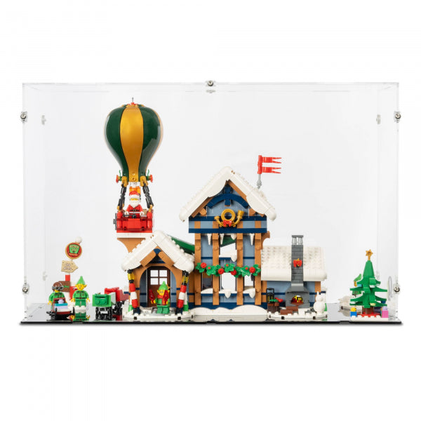 10339 Postamt des Weihnachtsmanns - Acryl Vitrine Lego