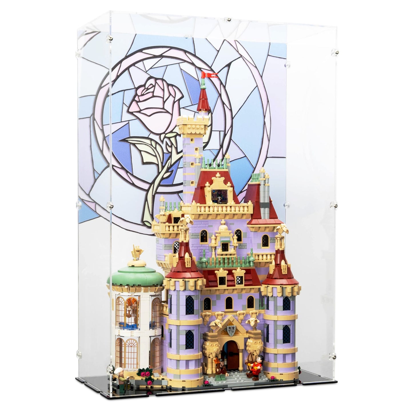 43263 The Castle from "Beauty and the Beast" - Acrylic Display Case Lego