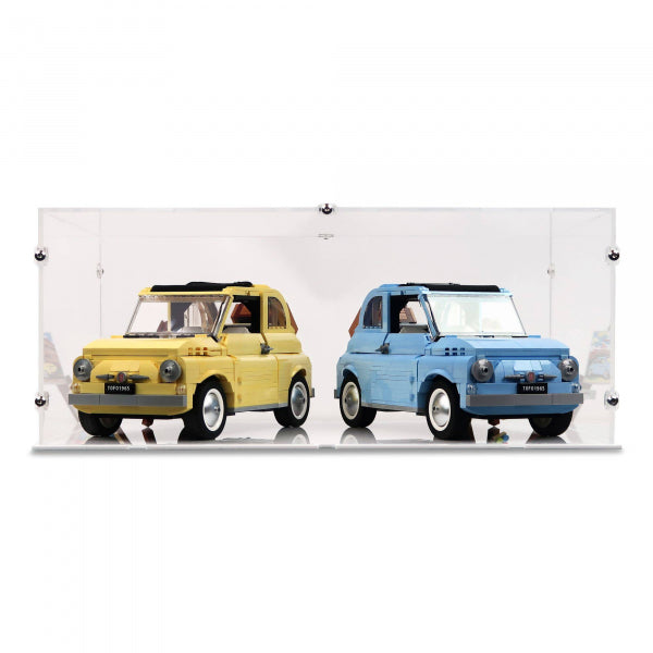 10271/ 77942 Fiat 500 Double Car Collection - Lego Acryl Vitrine