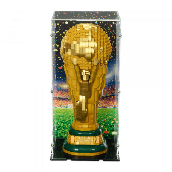 43020 Offizieller Pokal der FIFA Fußball-Weltmeisterschaft - Acryl Vitrine Lego