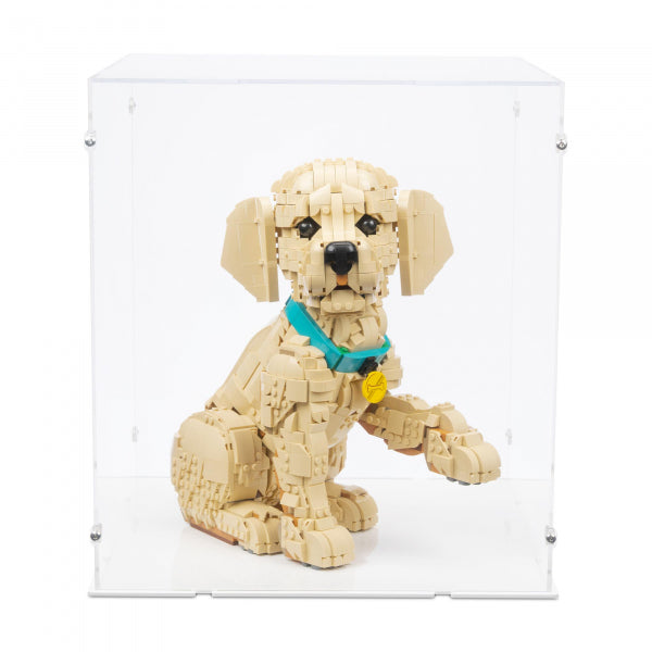11384 Golden Retriever Welpe - Acryl Vitrine Lego