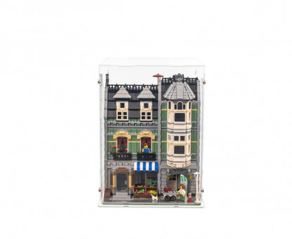 10185, 10190, 10218, 10243, 10246, 10251, 10260, 10264, 10297, 10312, 10350 Modular Häuser - Acryl Vitrine Lego