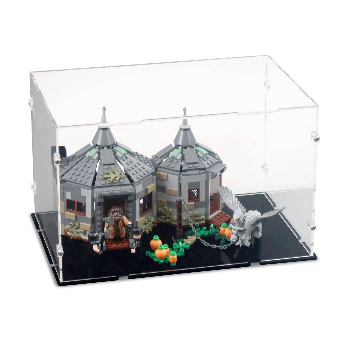 75947 Hagrid's Hut: Buckbeak's Rescue - Acrylic Display Case for Lego