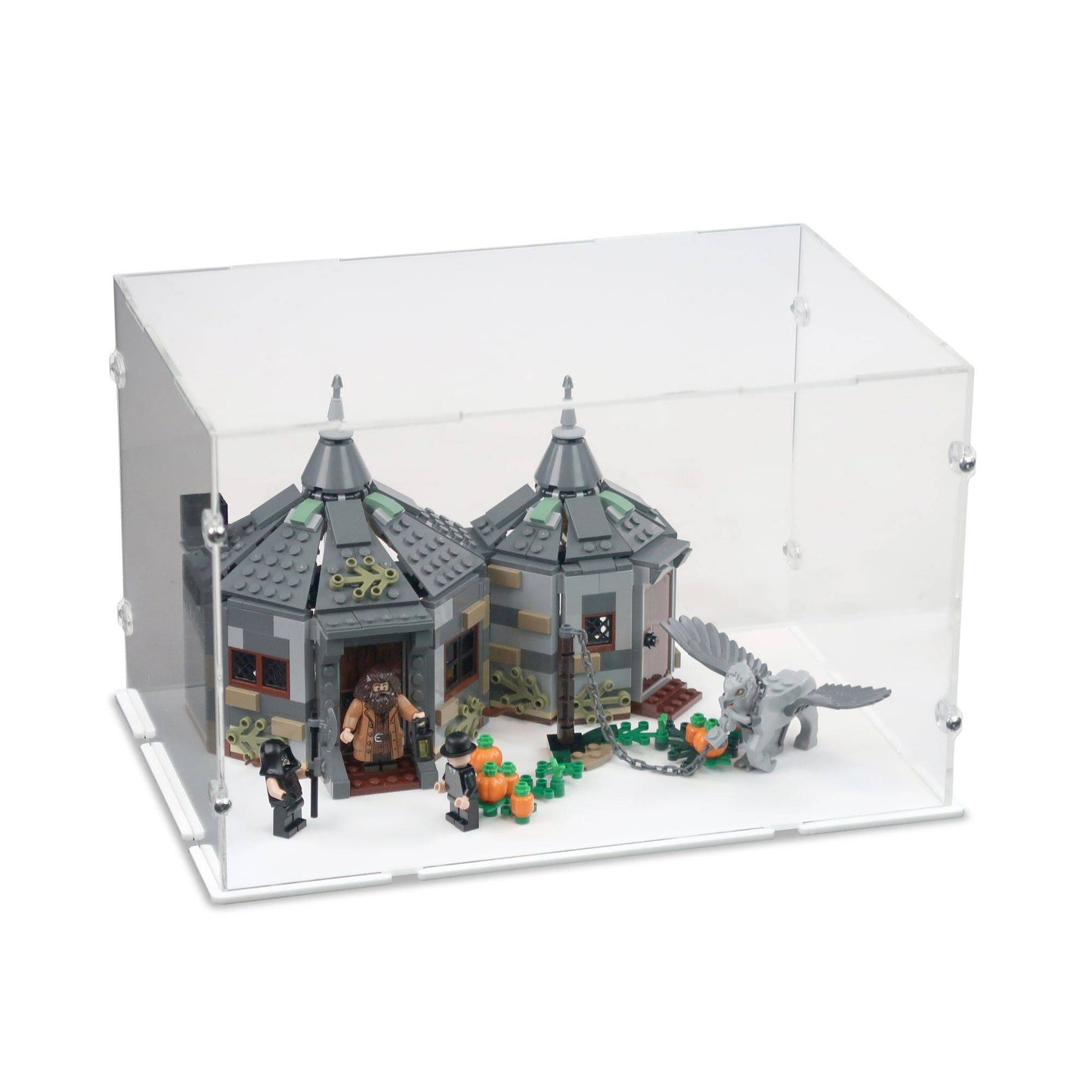 75947 Hagrid's Hut: Buckbeak's Rescue - Acrylic Display Case for Lego