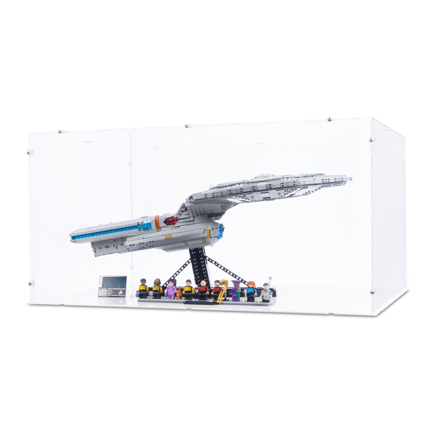 10356 Star Trek: U.S.S. Enterprise NCC-1701-D - Acryl Vitrine Lego