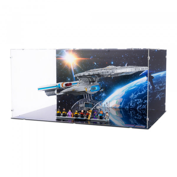 10356 Star Trek: U.S.S. Enterprise NCC-1701-D - Acryl Vitrine Lego