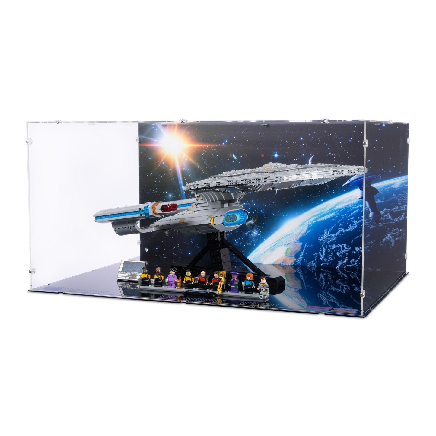 10356 Star Trek: U.S.S. Enterprise NCC-1701-D - Acryl Vitrine Lego
