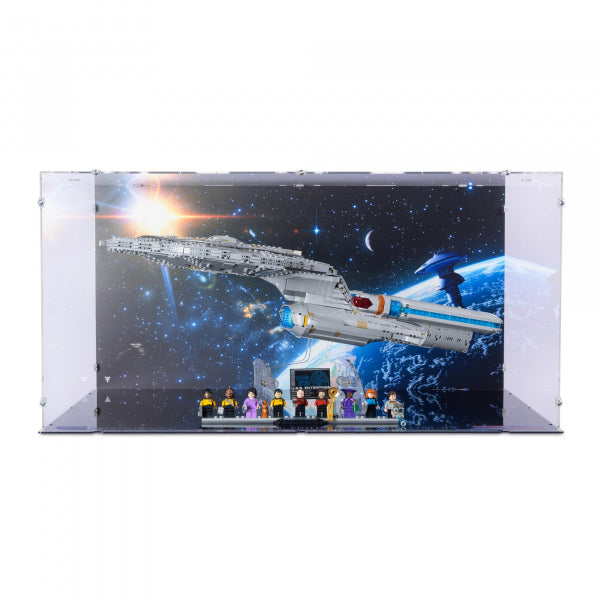 10356 Star Trek: U.S.S. Enterprise NCC-1701-D - Acryl Vitrine Lego