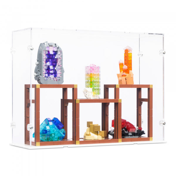 21362 Mineraliensammlung  - Acryl Vitrine Lego