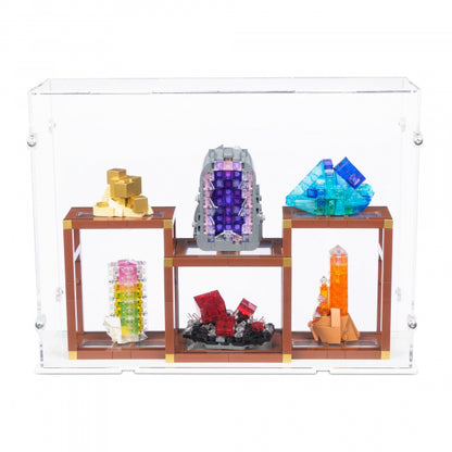21362 Mineraliensammlung  - Acryl Vitrine Lego