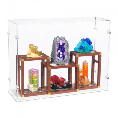 21362 Mineraliensammlung  - Acryl Vitrine Lego