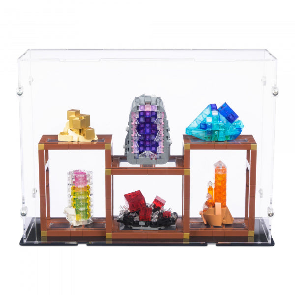21362 Mineraliensammlung  - Acryl Vitrine Lego
