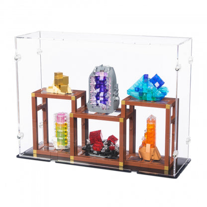 21362 Mineraliensammlung  - Acryl Vitrine Lego