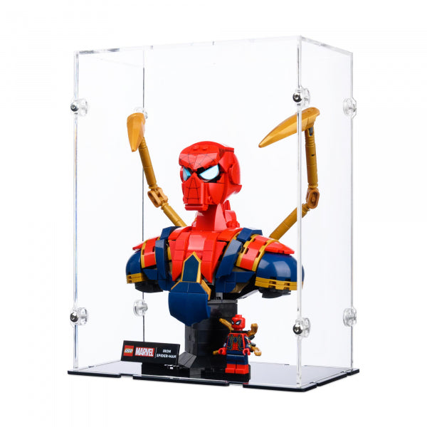 76326 Iron Spider-Man Büste - Acryl Vitrine Lego