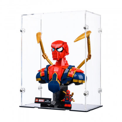76326 Iron Spider-Man Büste - Acryl Vitrine Lego