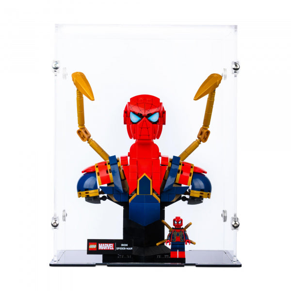 76326 Iron Spider-Man Büste - Acryl Vitrine Lego