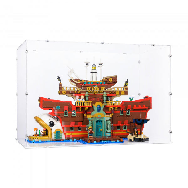 75640 One Piece Baratie, das Schwimmende Restaurant - Acryl Vitrine Lego