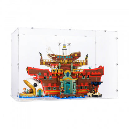 75640 One Piece Baratie, das Schwimmende Restaurant - Acryl Vitrine Lego
