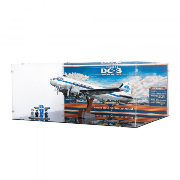 11378 Douglas™ DC-3™ PAN AM® Passagierflugzeug - Acryl Vitrine Lego