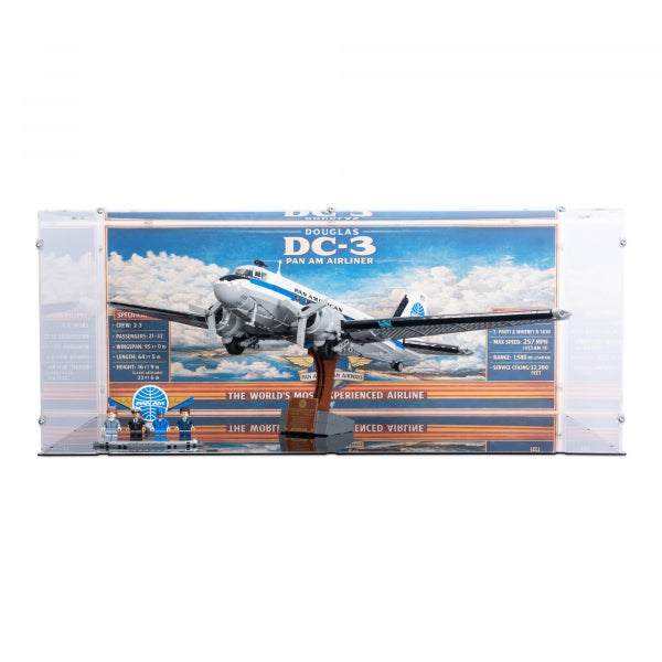 11378 Douglas™ DC-3™ PAN AM® Passagierflugzeug - Acryl Vitrine Lego