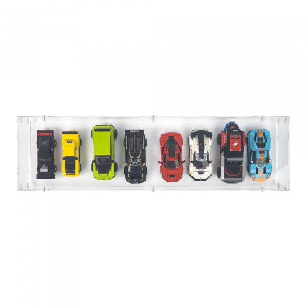 8x Lego Speed Champions (XL) - Acryl Vitrine Lego