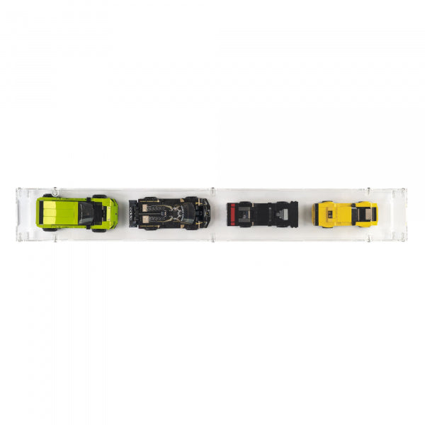 4x Lego Speed Champions - Acryl Vitrine Lego