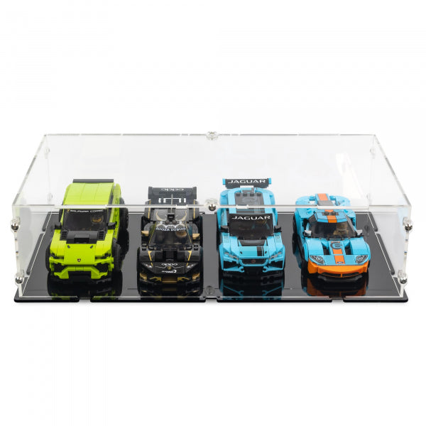 4x Lego Speed Champions (XL) - Acryl Vitrine Lego
