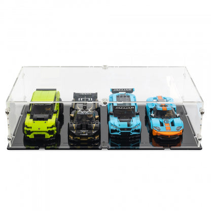 4x Lego Speed Champions (XL) - Acryl Vitrine Lego