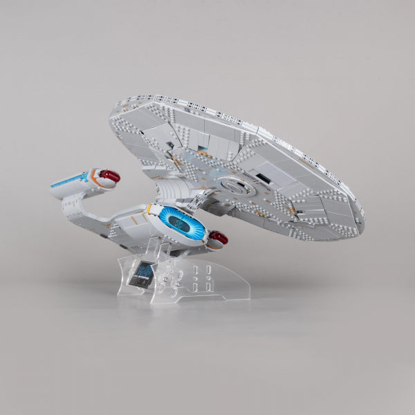 2in1 Acryl Ständer für 10356 Star Trek: U.S.S. Enterprise NCC-1701-D