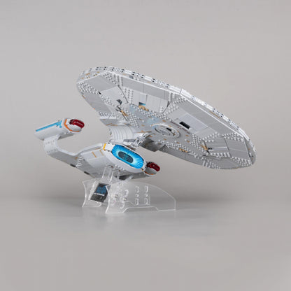 2in1 Acryl Ständer für 10356 Star Trek: U.S.S. Enterprise NCC-1701-D