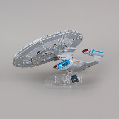 2in1 Acryl Ständer für 10356 Star Trek: U.S.S. Enterprise NCC-1701-D
