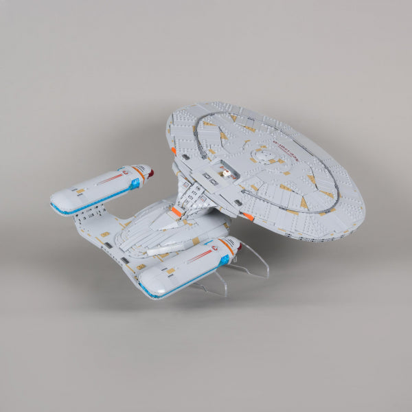 2in1 Acryl Ständer für 10356 Star Trek: U.S.S. Enterprise NCC-1701-D