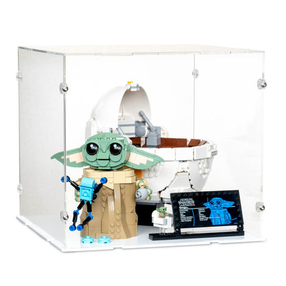 75403 Grogu in his Repulsor Cradle - Acrylic Display Case Lego