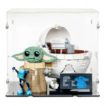 75403 Grogu in seiner Repulsorwiege - Acryl Vitrine Lego