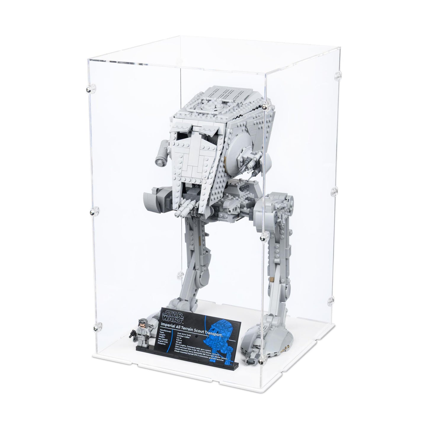 75417 AT-ST Kampfläufer - Acryl Vitrine Lego